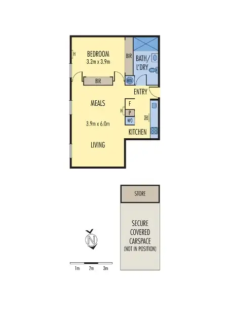 Floorplan of Homely apartment listing, 302C/170 Albert Street, East Melbourne VIC 3002