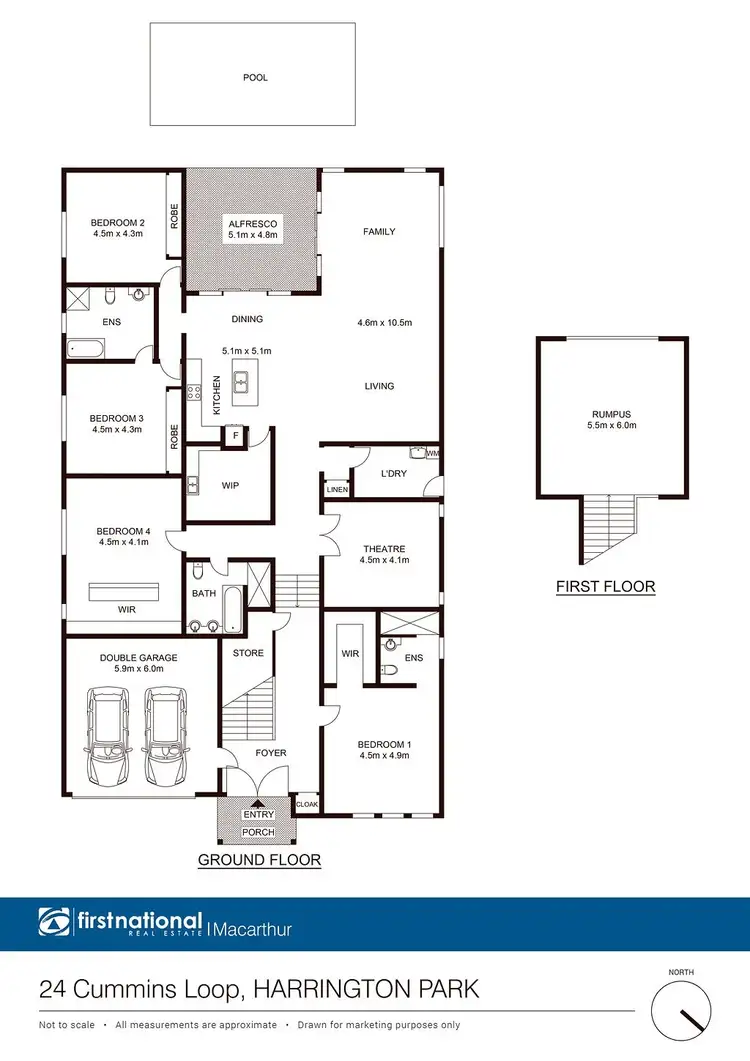 Floorplan of Homely house listing, 24 Cummins Loop, Harrington Park NSW 2567