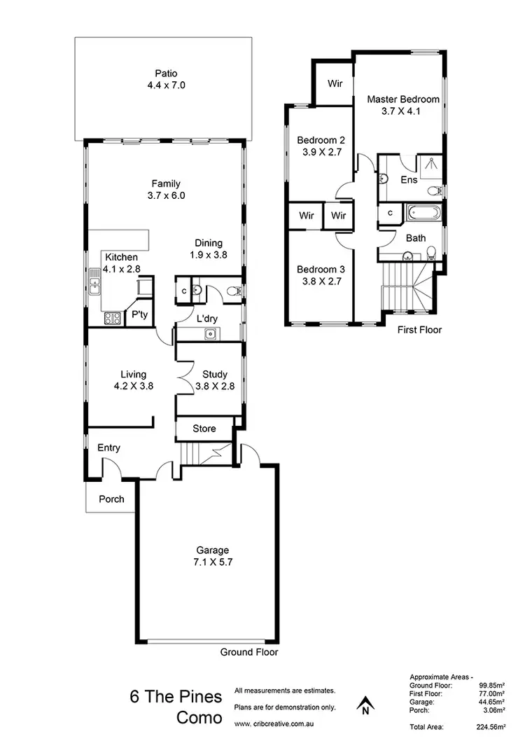 Floorplan of Homely house listing, 6 The Pines, Como WA 6152