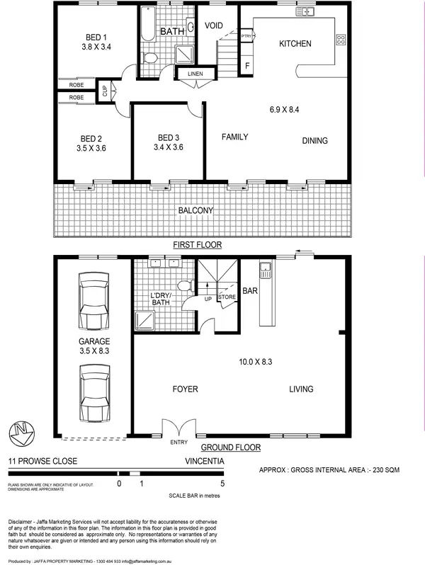 Floorplan of Homely house listing, 11 Prowse Close, Vincentia NSW 2540