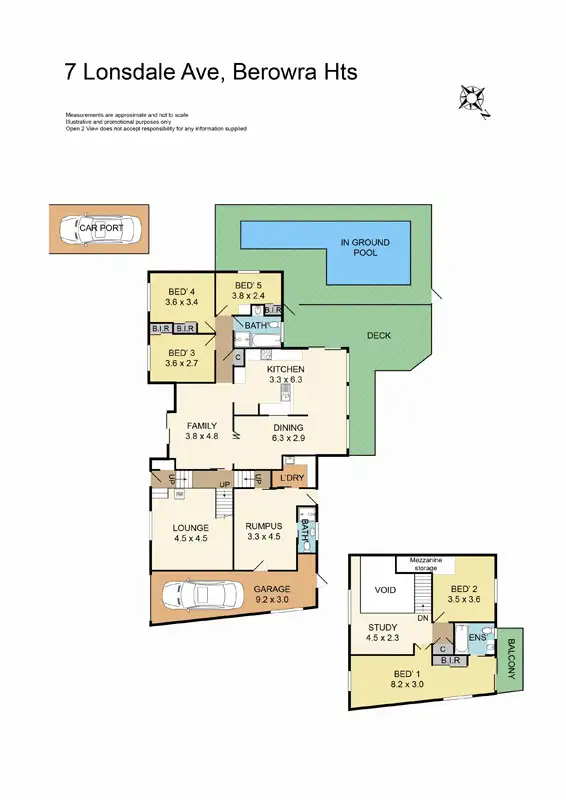 Floorplan of Homely house listing, 7 Lonsdale Avenue, Berowra Heights NSW 2082