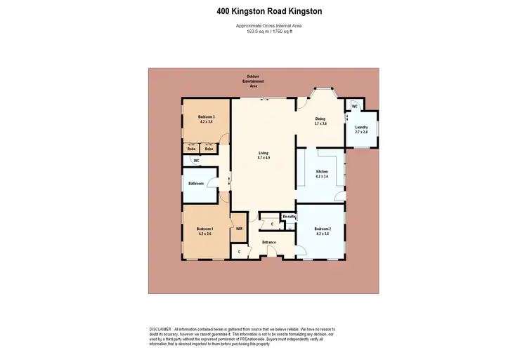 Floorplan of Homely house listing, 400 Kingston Road, Kingston VIC 3364