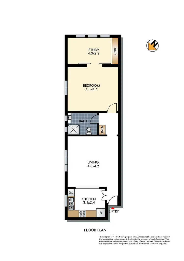 Floorplan of Homely apartment listing, 9/212 Victoria Road, Bellevue Hill NSW 2023