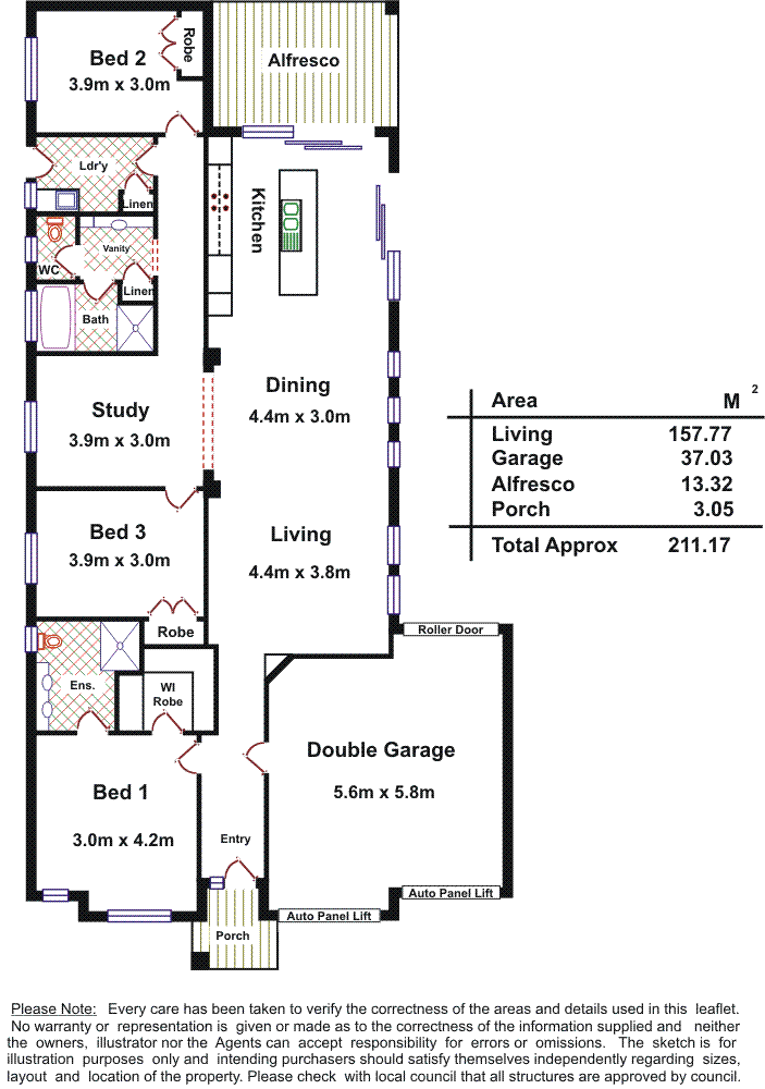 Floorplan of Homely house listing, 51 St Andrews Drive, Strathalbyn SA 5255