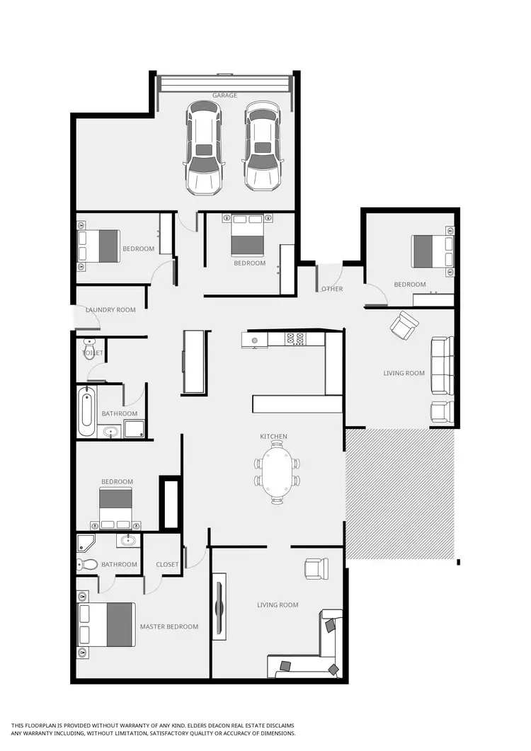 Floorplan of Homely house listing, 18 BETTY KRAKE DRIVE, Red Cliffs VIC 3496