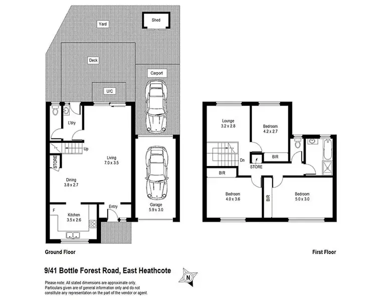 Floorplan of Homely townhouse listing, 9/41 Bottle Forest Road, Heathcote NSW 2233