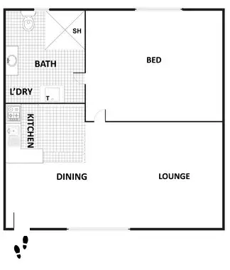Floorplan of Homely unit listing, 3/122 Henderson Road, Crestwood NSW 2620