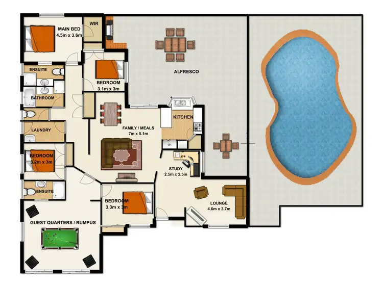 Floorplan of Homely house listing, 136-140 Bluff Road, Cedar Vale QLD 4285