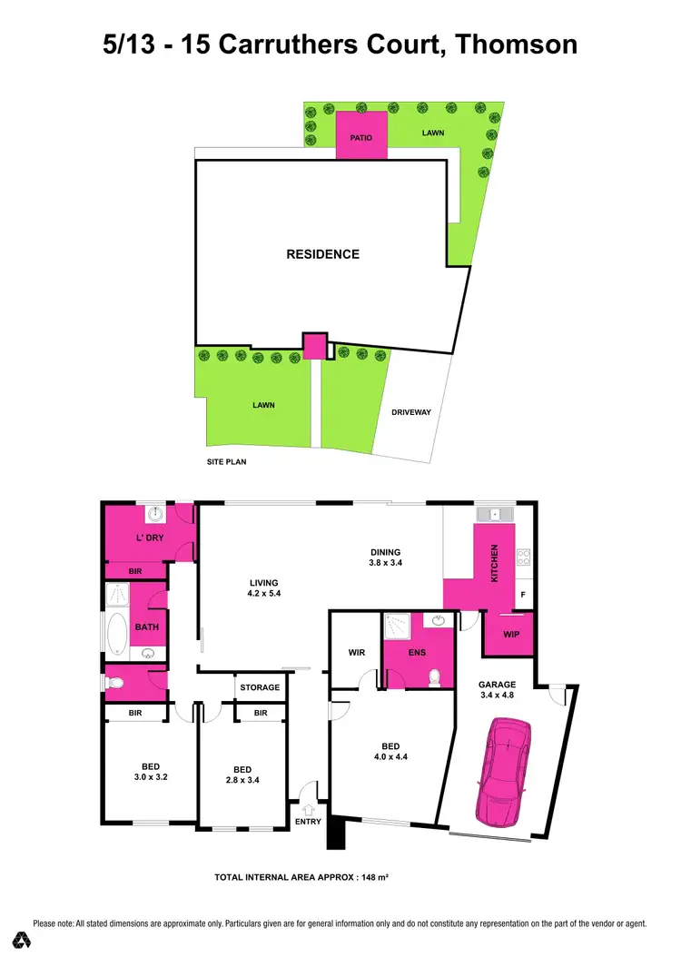 Floorplan of Homely unit listing, 5/13-15 Carruthers Court, East Geelong VIC 3219