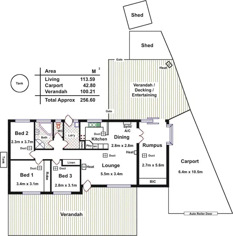 Floorplan of Homely house listing, 15 Symor Court, Parafield Gardens SA 5107