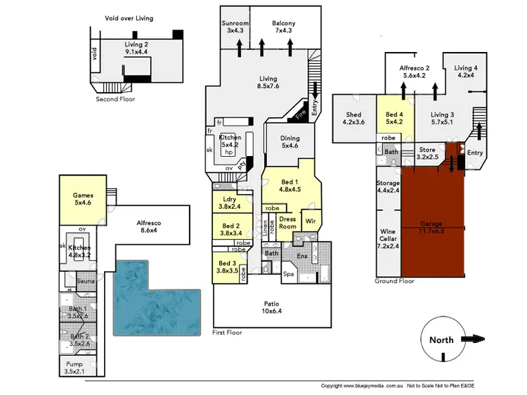 Floorplan of Homely house listing, 103 West Coast Drive, North Beach WA 6020