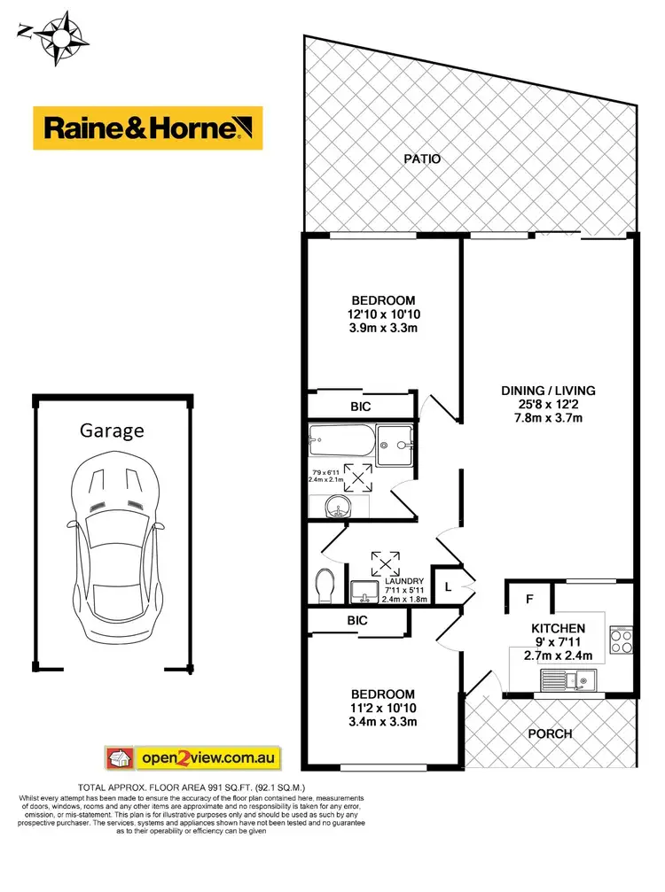 Floorplan of Homely unit listing, 12/12 Parker Avenue, Surf Beach NSW 2536