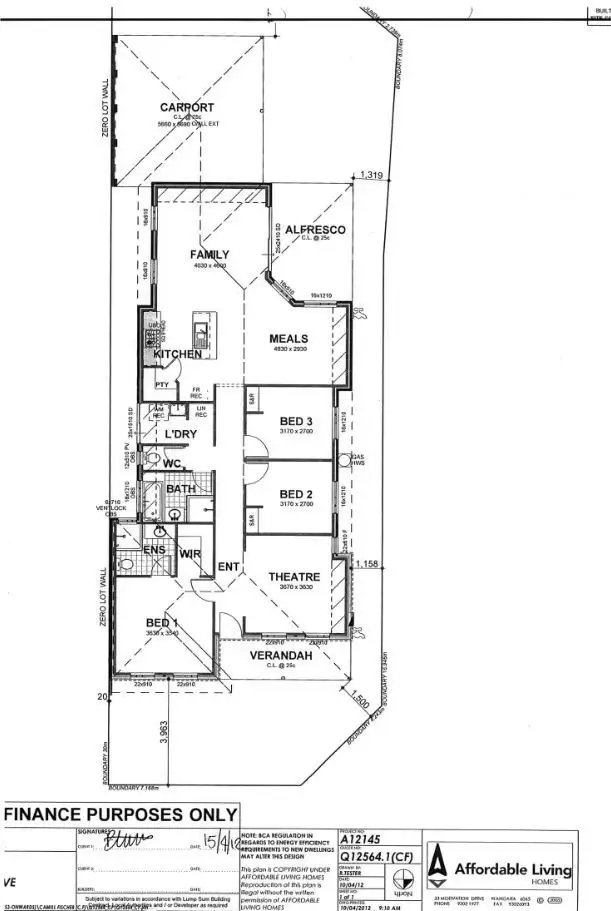 Floorplan of Homely house listing, 12 Addison Avenue, Baldivis WA 6171