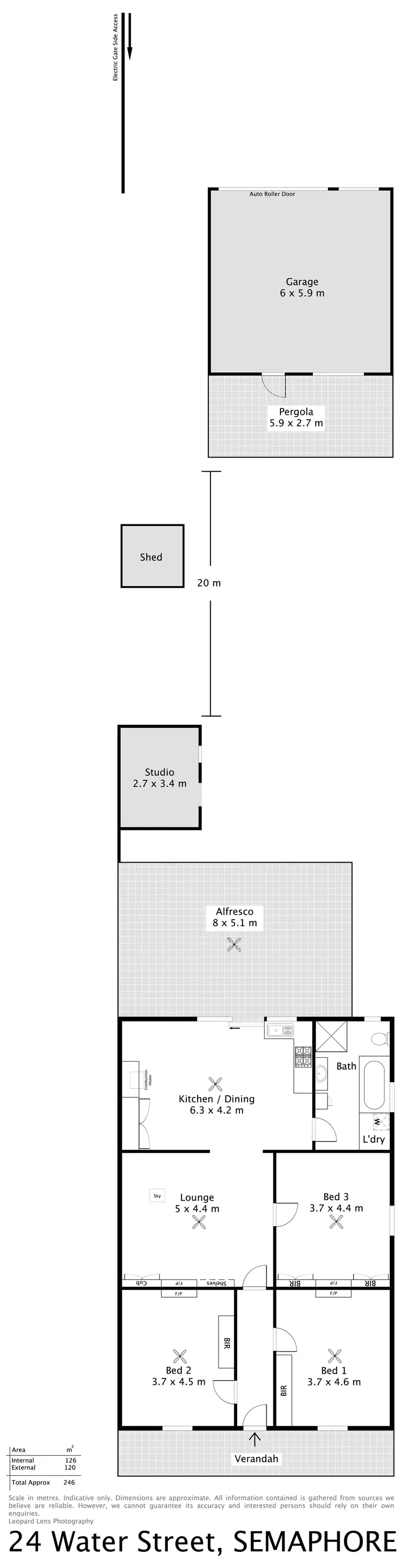 Floorplan of Homely house listing, 24 Water Street, Semaphore SA 5019