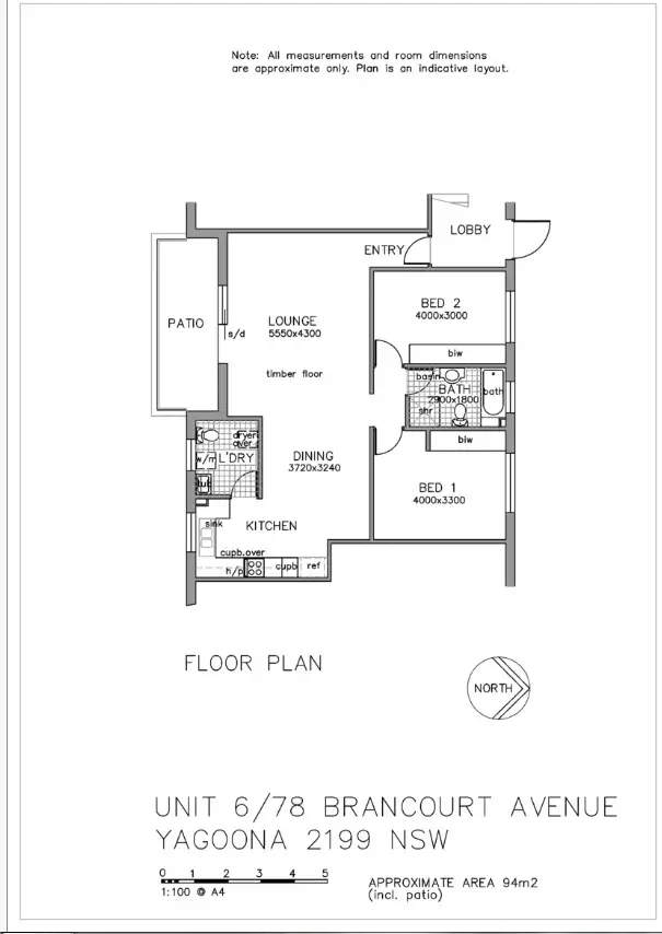 Floorplan of Homely unit listing, 6/78-80 Brancourt Ave, Yagoona NSW 2199