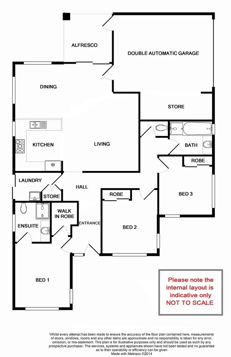 Floorplan of Homely house listing, 1A Tavistock Crescent, Lynwood WA 6147