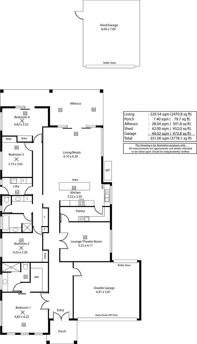 Floorplan of Homely house listing, 20 Greville Ave, Flinders Park SA 5025