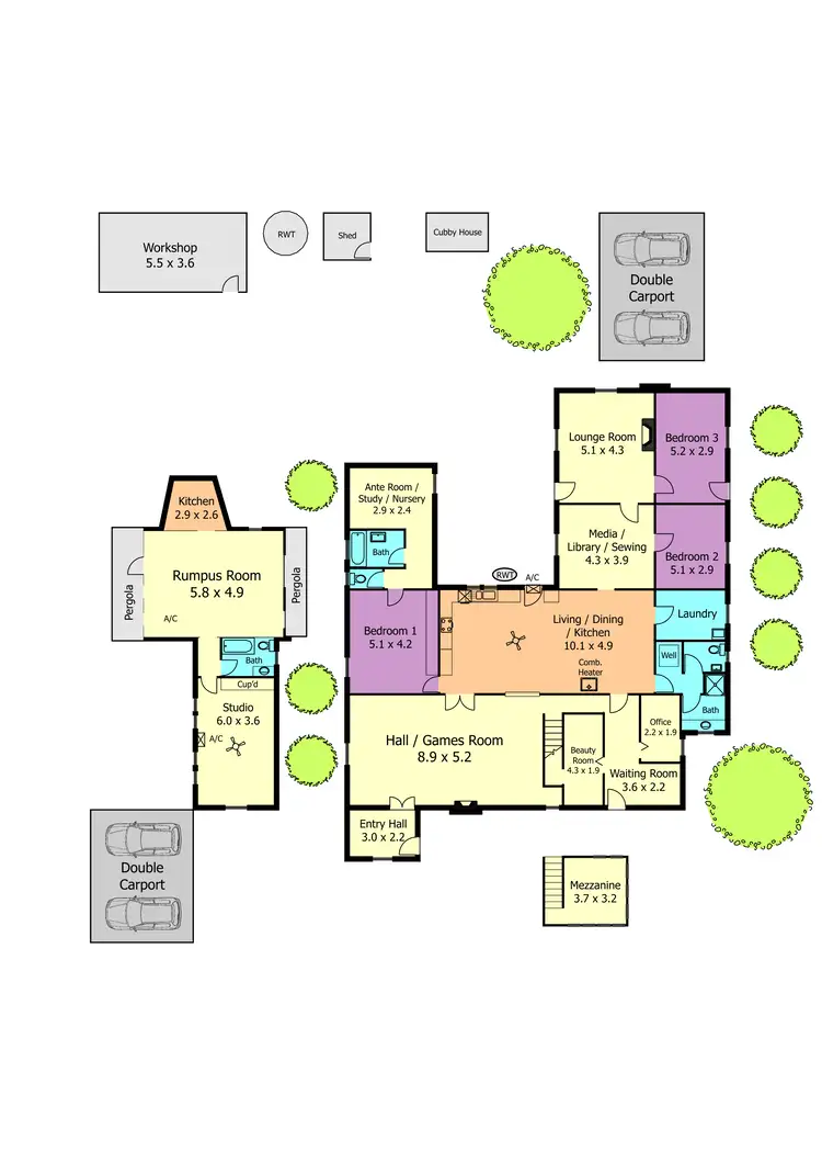 Floorplan of Homely house listing, 6 Peach Street, Old Reynella SA 5161