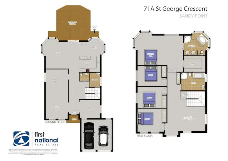 Floorplan of Homely house listing, 71A St George Crescent, Sandy Point NSW 2172
