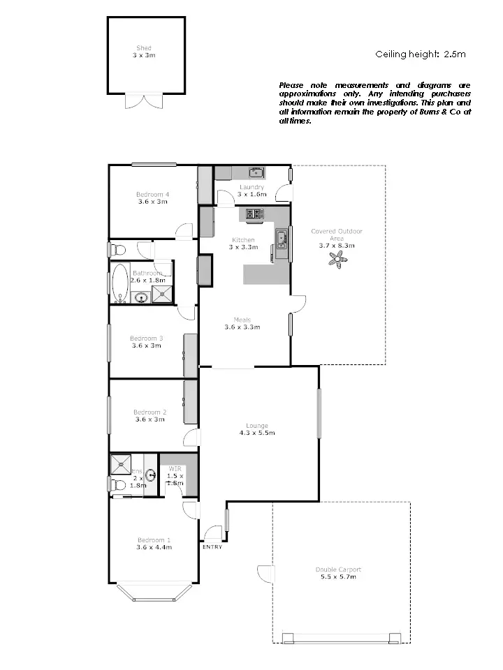 Floorplan of Homely house listing, 10A Dawn Avenue, Gol Gol NSW 2738