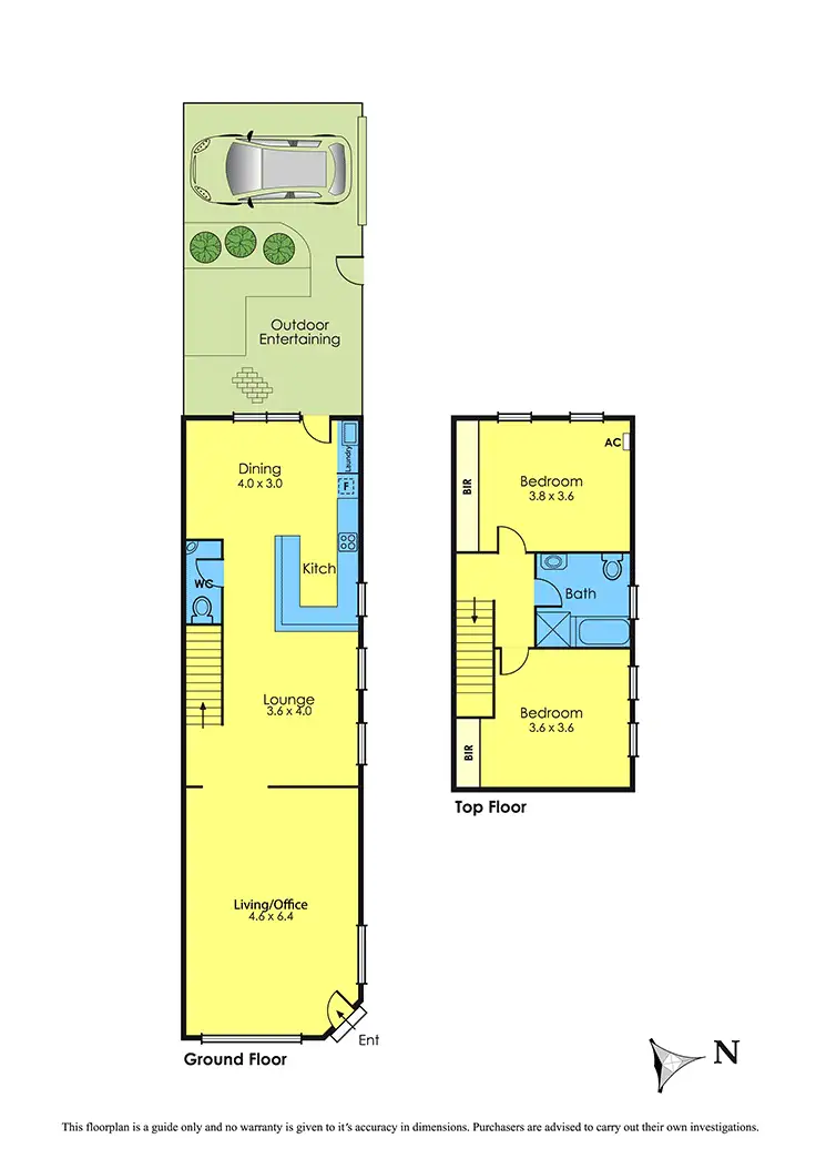 Floorplan of Homely house listing, 70a Victoria Street, Footscray VIC 3011