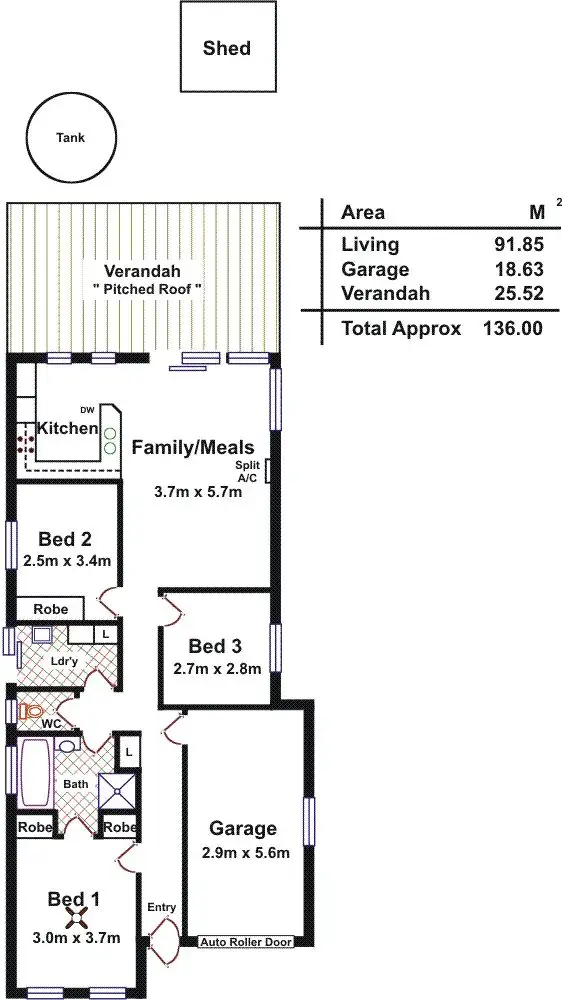 Floorplan of Homely house listing, 3A Bluestone Quarry Road, Gawler South SA 5118