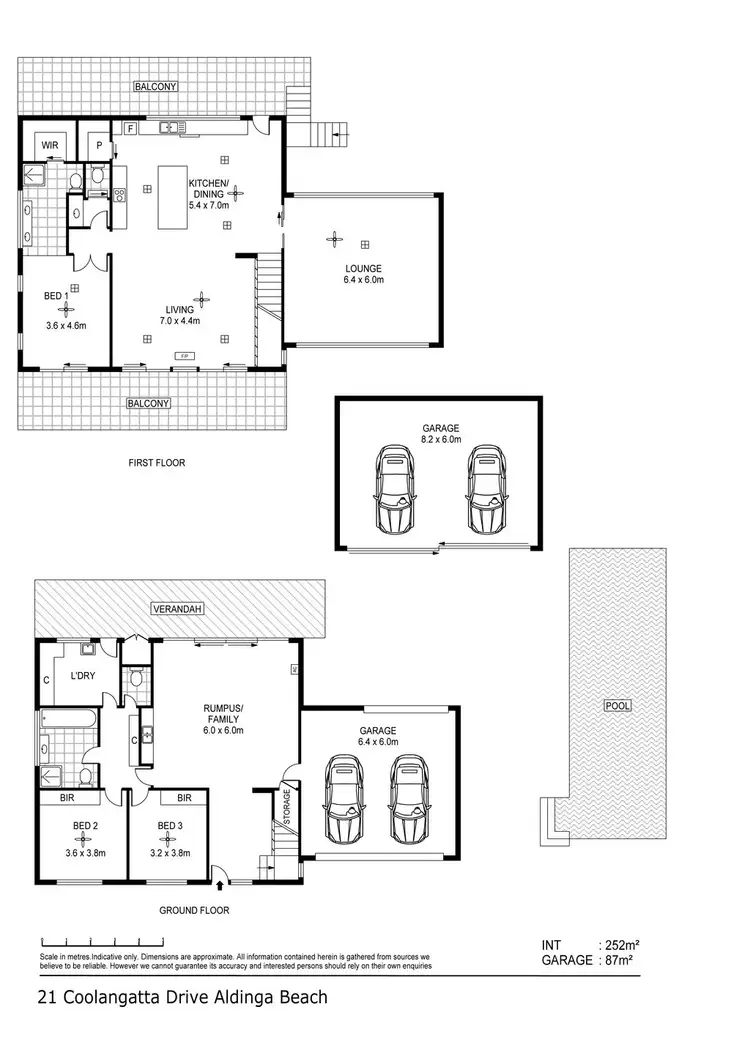 Floorplan of Homely house listing, 21 Coolangatta Drive, Aldinga Beach SA 5173