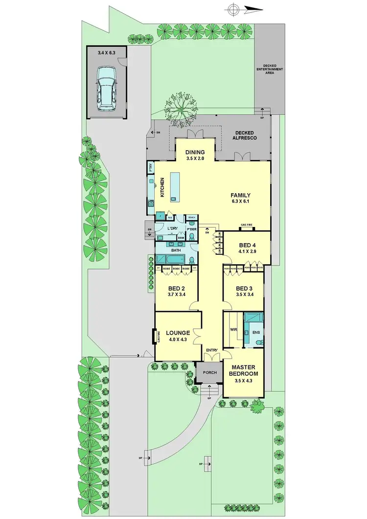 Floorplan of Homely house listing, 5 Hesleden Street, Essendon VIC 3040