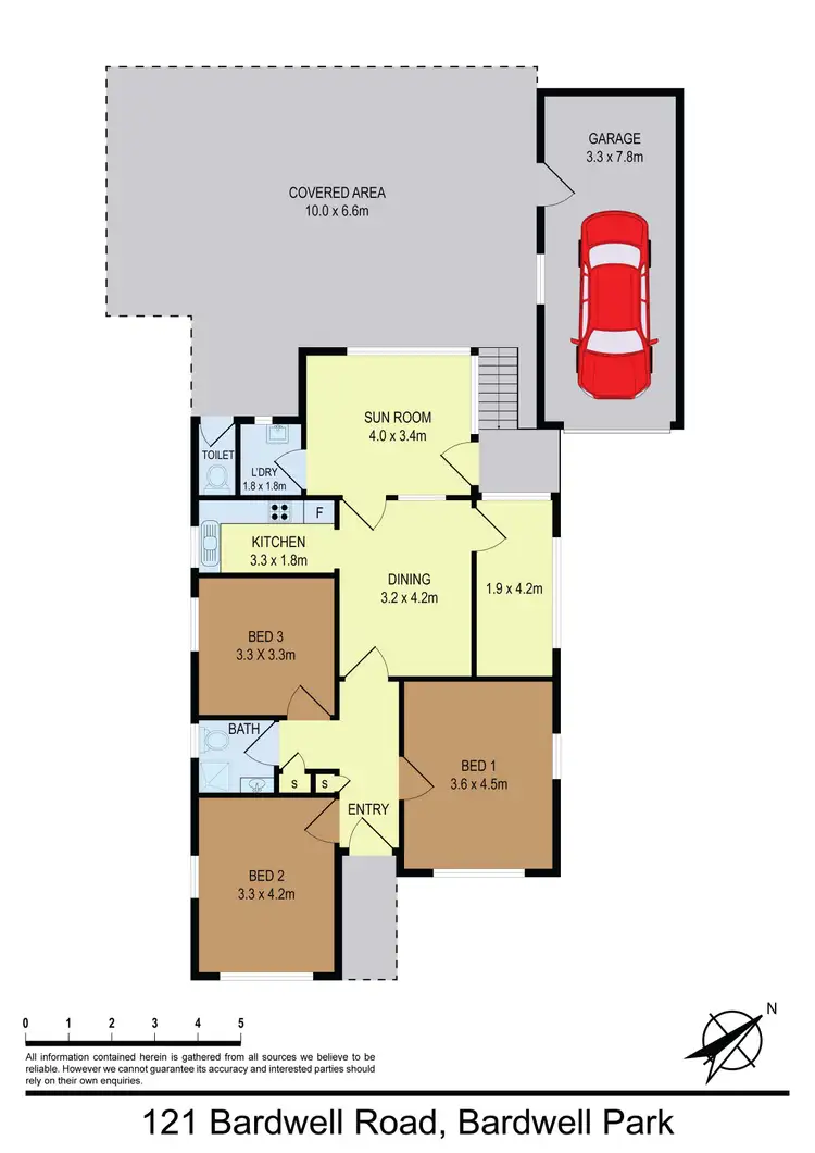 Floorplan of Homely house listing, 121 BARDWELL RD, Bardwell Park NSW 2207