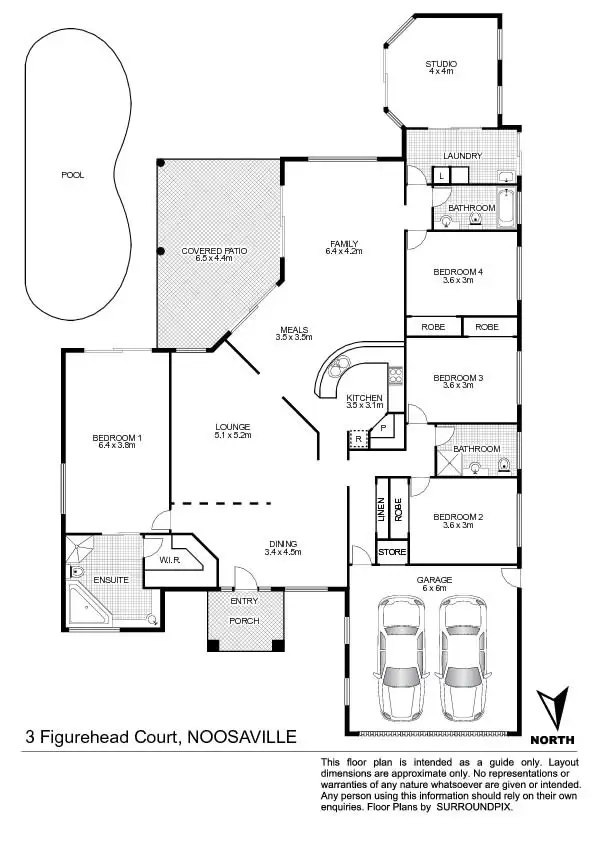 Floorplan of Homely house listing, 3 Figurehead Court, Noosa Waters QLD 4566