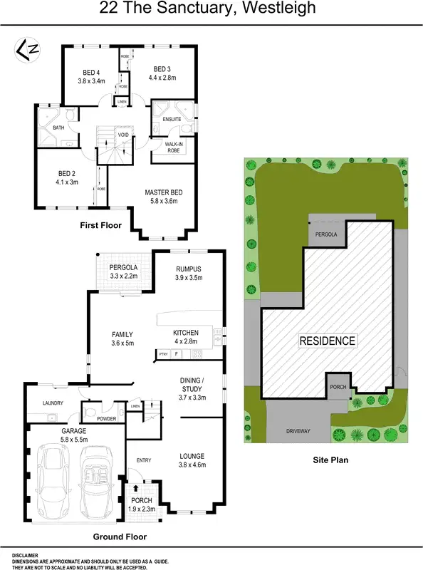Floorplan of Homely house listing, 22 The Sanctuary, Westleigh NSW 2120