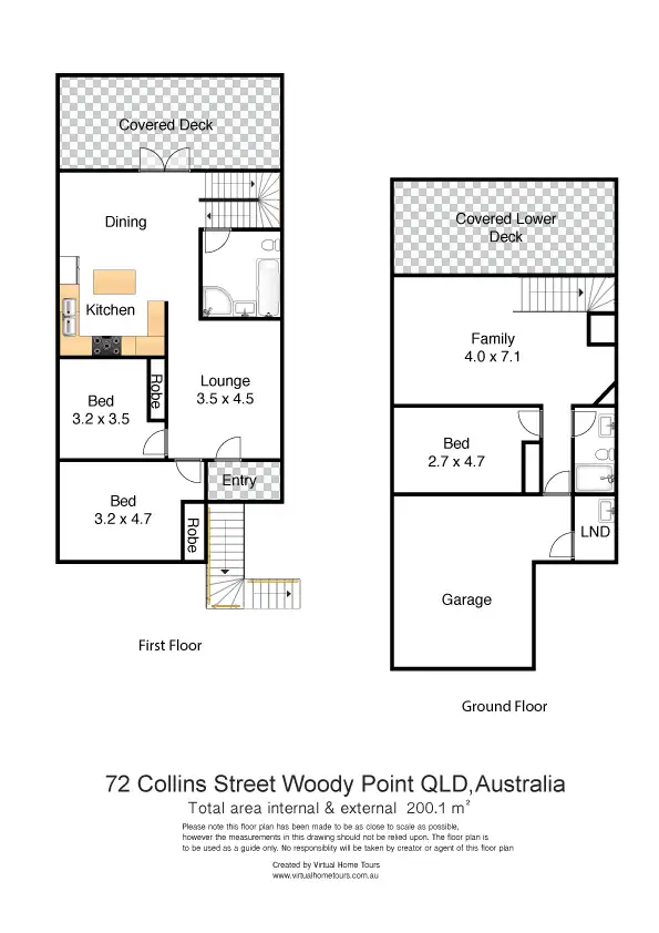 Floorplan of Homely house listing, 72 Collins Street, Woody Point QLD 4019