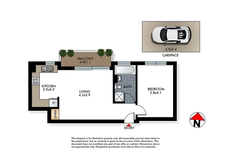 Floorplan of Homely apartment listing, 7/15 Sandridge Street, Bondi NSW 2026