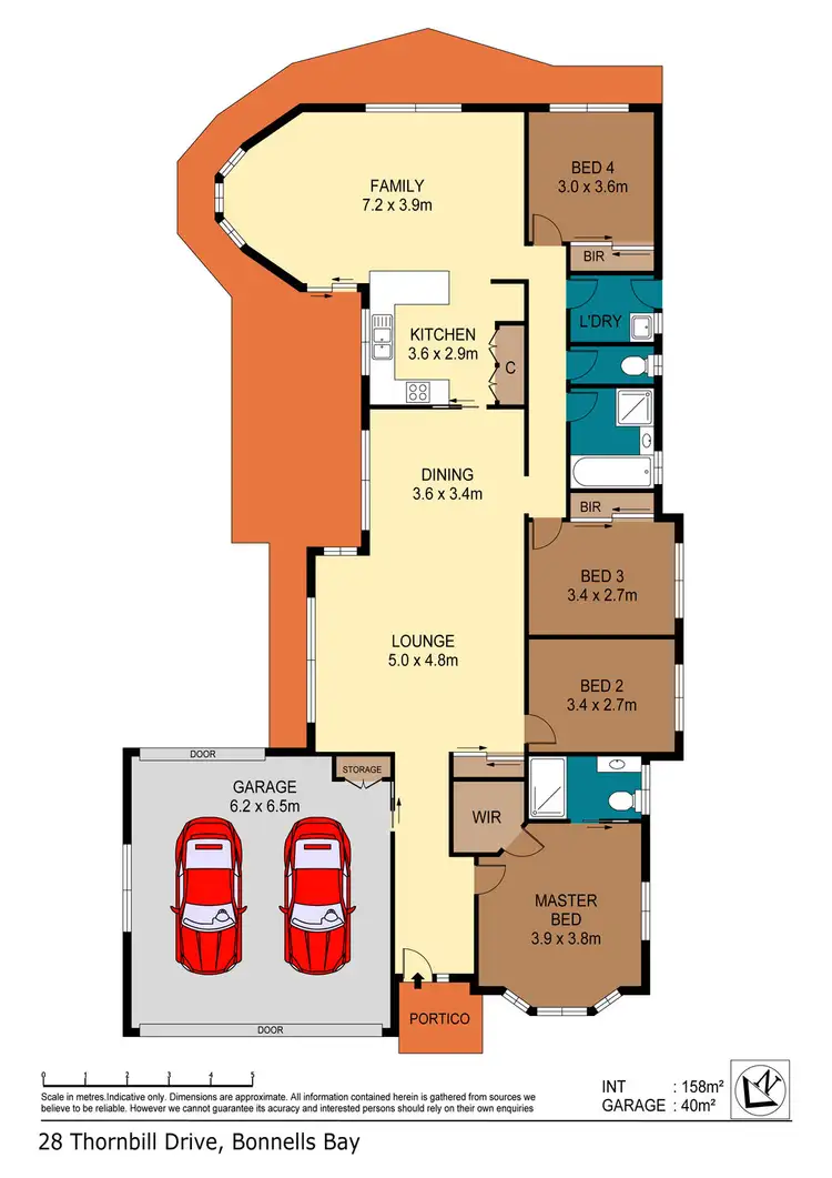 Floorplan of Homely house listing, 28 Thornbill Drive, Bonnells Bay NSW 2264