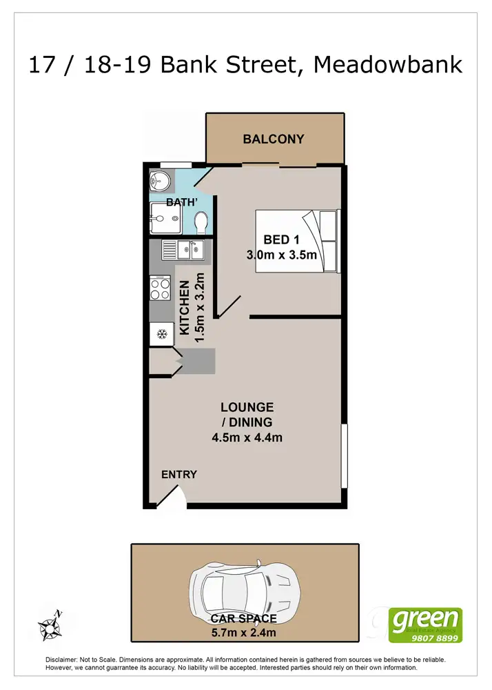 Floorplan of Homely unit listing, 17/18-19 Bank Street, Meadowbank NSW 2114