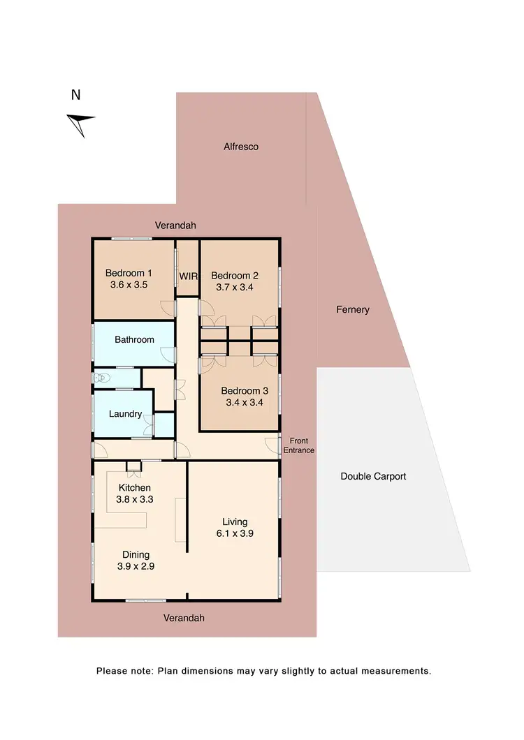 Floorplan of Homely house listing, 125 Clunes Road, Creswick VIC 3363
