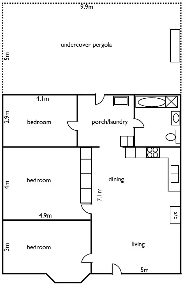 Floorplan of Homely house listing, Allots 84 & 87 Fourth Street, Frances SA 5262