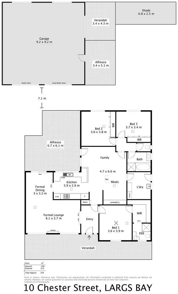 Floorplan of Homely house listing, 10 Chester Street, Largs Bay SA 5016