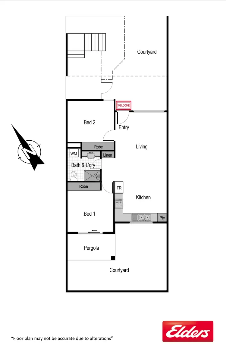 Floorplan of Homely apartment listing, 80/21 Battye Street, Bruce ACT 2617