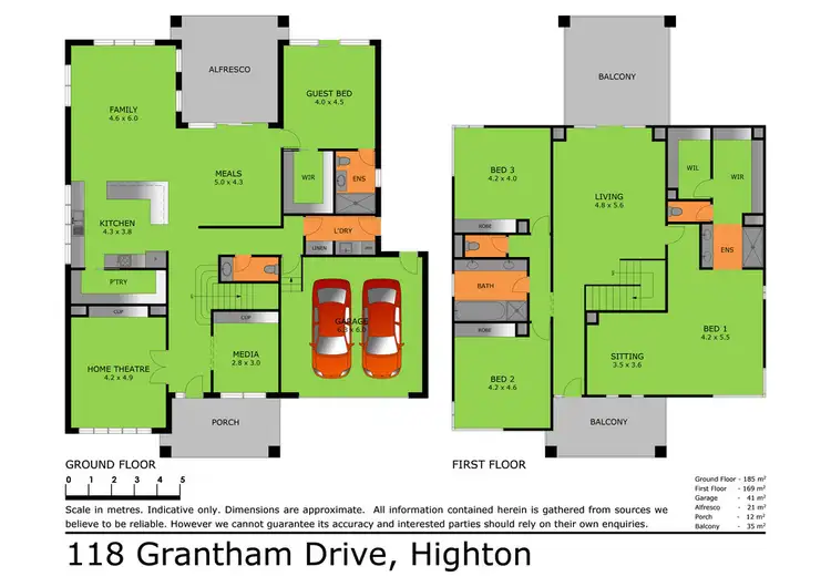 Floorplan of Homely house listing, 118 Grantham Drive, Highton VIC 3216