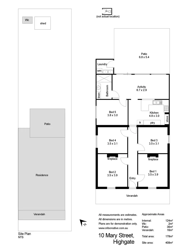 Floorplan of Homely house listing, 10 Mary Street, Highgate WA 6003