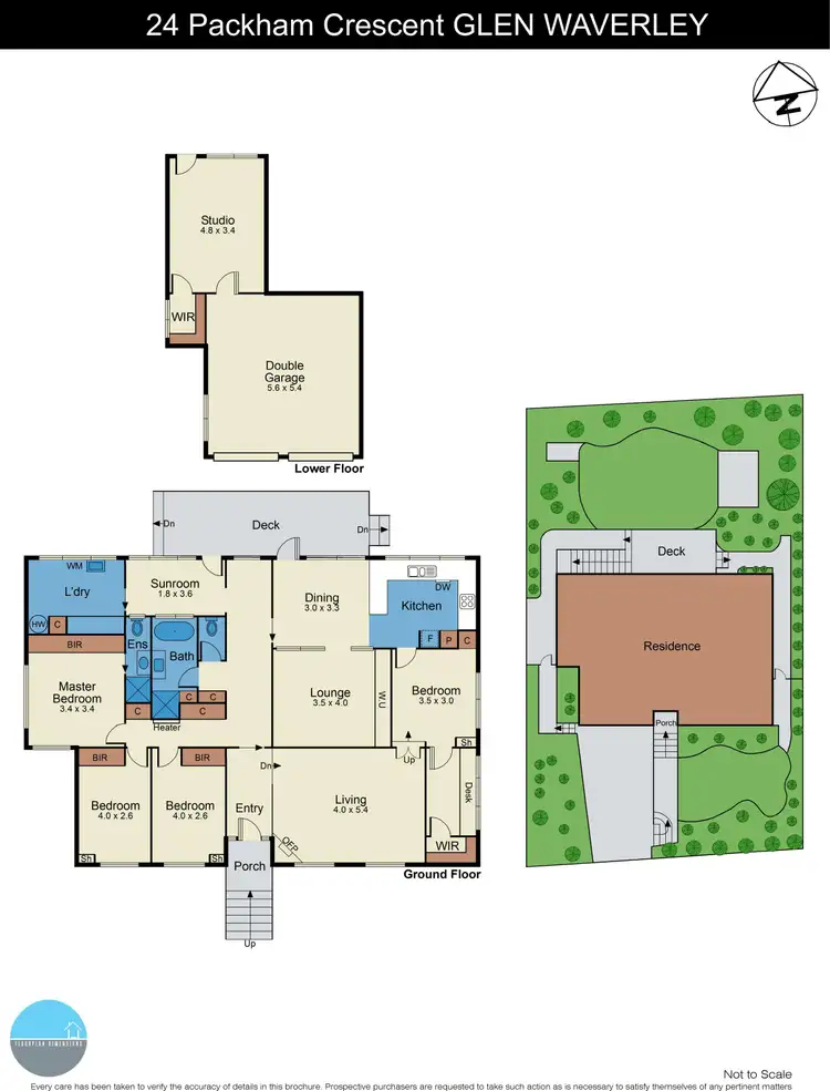 Floorplan of Homely house listing, 24 Packham Crescent, Glen Waverley VIC 3150