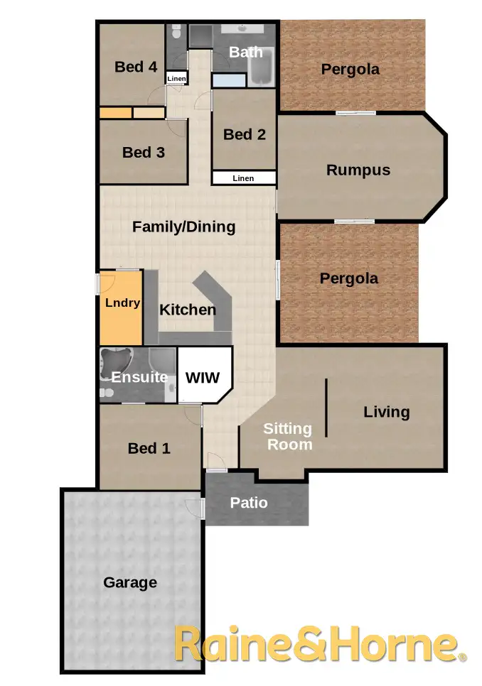Floorplan of Homely house listing, 19 Hillcrest Place, Dubbo NSW 2830