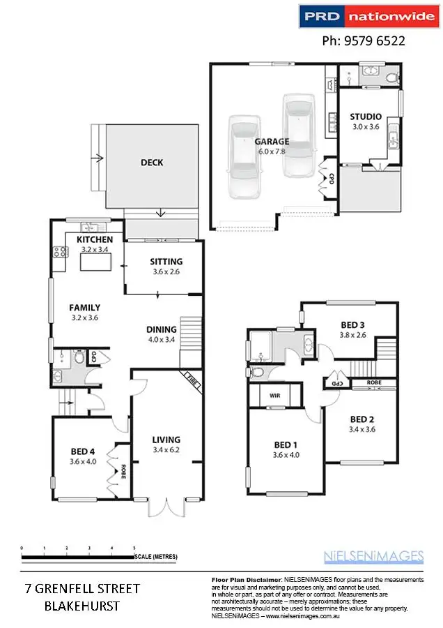 Floorplan of Homely semi-detached listing, 7 Grenfell Street, Blakehurst NSW 2221