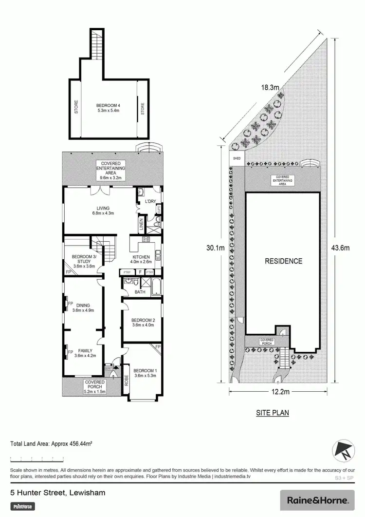 Floorplan of Homely house listing, 5 Hunter Street, Lewisham NSW 2049