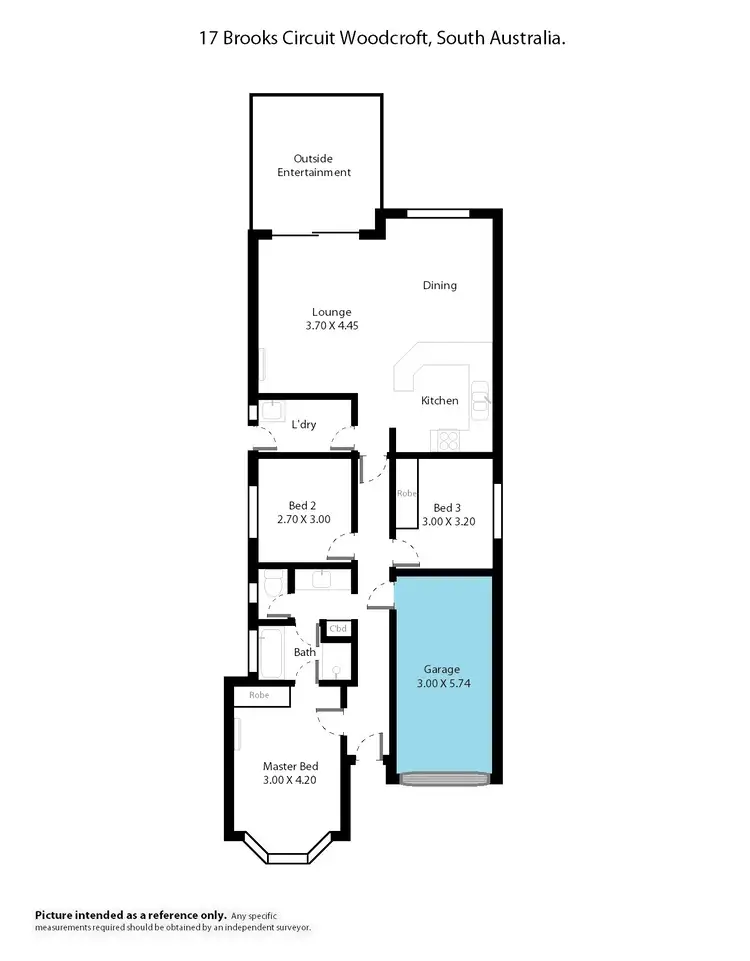 Floorplan of Homely house listing, 17 Brooks Circuit, Woodcroft SA 5162