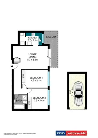 Floorplan of Homely unit listing, 13/81 Broome Street, Maroubra NSW 2035