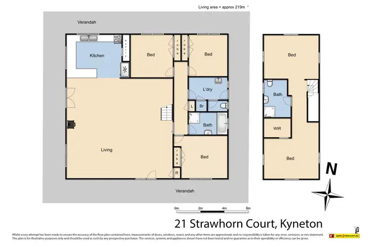 Floorplan of Homely house listing, 21 Strawhorn Court, Kyneton VIC 3444