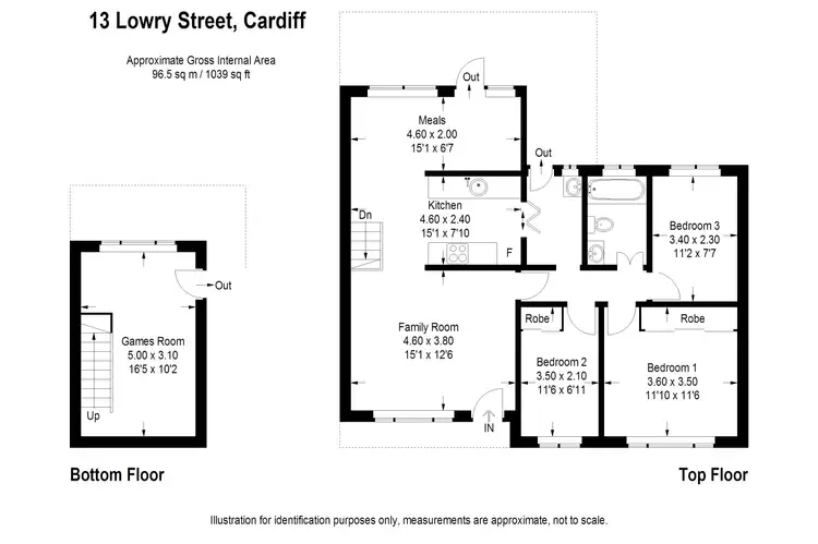 Floorplan of Homely house listing, 13 Lowry St, Cardiff NSW 2285