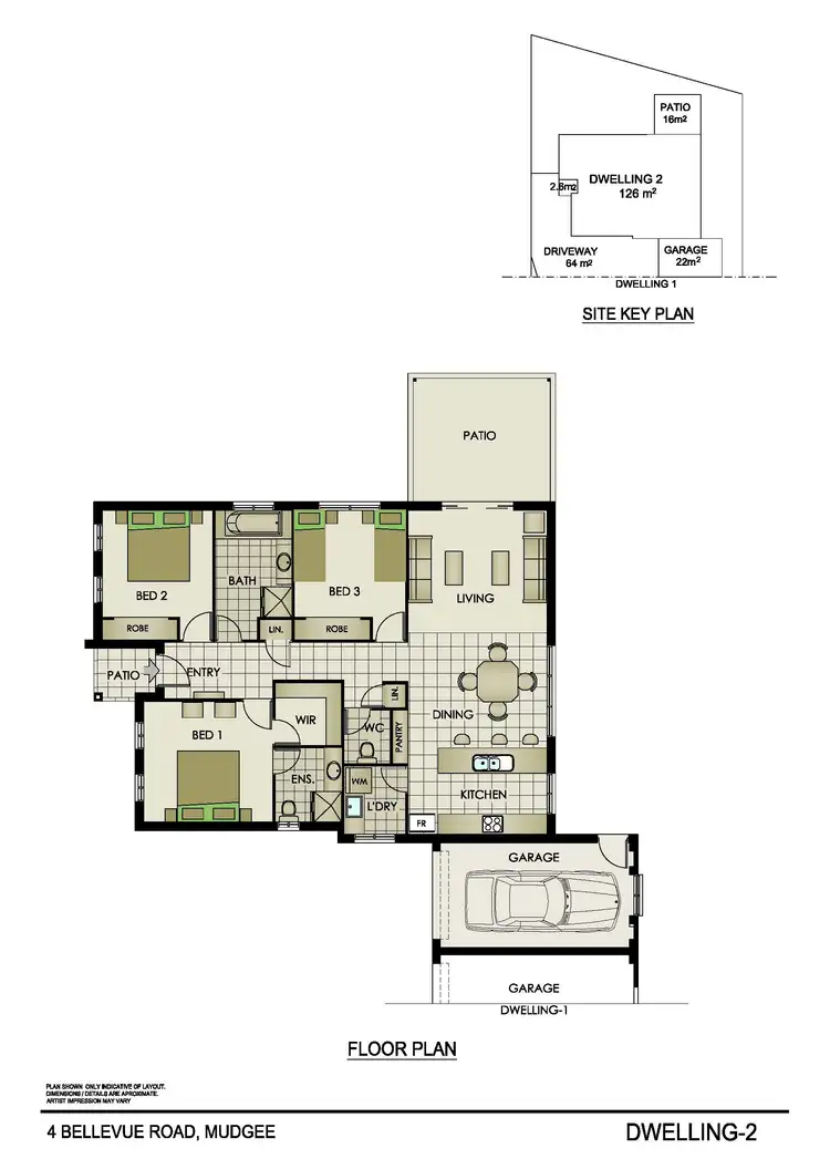 Floorplan of Homely house listing, 4a Bellevue Road, Mudgee NSW 2850